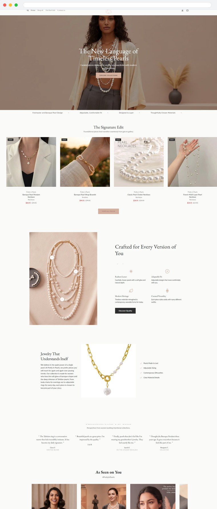 Pretty in Pearls store
